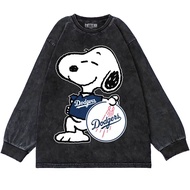 Patternmerch "snoopy dodgers" Oversize T-Shirt | Oversized Longsleeve | Washing tee | T-SHIRT