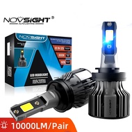 Novsight N39 หลอดไฟหน้า H4 Led H7 Led H11Led 9005 9007 สําหรับรถยนต์ H 1 Led 12V หลอดไฟตัดหมอก 72W 10000Lm