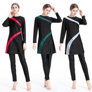 Plus Size 100KG Muslimah Swimming Suit Baju Renang Muslimah Murah Baju Mandi Muslimah Dewasa Set