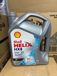 น้ำมันเครื่อง เชล shell hx8 สังเคราะห์ 100% 0w-20 แถมเสื้อเชล มี 3 สีให้เลือก free size