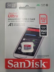 全新 New SanDisk Micro SD Card 512GB San Disk Class 10 記憶卡 記憶咭 記憶體卡