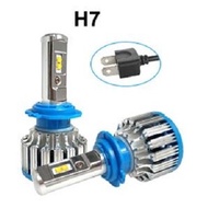 AUTO K ONE หลอดไฟหน้ารถยนต์ led T1 Turbo chip cree12V & 24V 1คู่มีขั้ว H1 H3 H4 H7 H11 9005/HB3 900