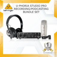 BEHRINGER U-PHORIA STUDIO PRO Bundle (w/ C-1, UMC202HD & HPS5000)