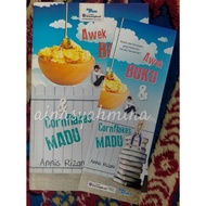 Novel Awek Buku & Cornflakes Madu Penulis Annis Rizani (Novel Melayu Condition Seperti Baru)‼️