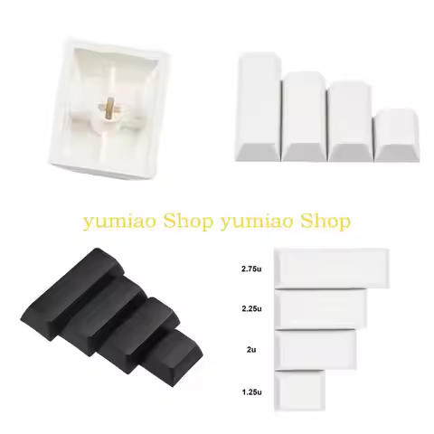587B 4 Keys PBT Keycap XDA Convex Spacebar 1.25u 2u 2.25u 2.75u Not Engraving Cover
