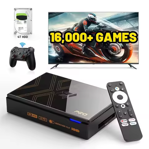 Super Console X5 PRO Android 12 Retro Gaming System 16000+ Games 8K UHD RK3588S
