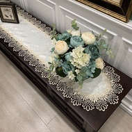 Hiasan Kain Penutup Kabinet TV Cahaya Fesyen Mewah Terlaris Penutup Habuk Kain Penutup Rumah Elegan 