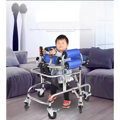 Rehabilitation Training Equipment Height Adjustable Children/ Adult Walker Elderly Stroke Hemiplegia