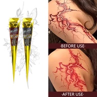 Pure Natural Organic Brown Henna Cream, Brown Henna Tattoo Cream, Temporary Tattoo, Semi-permanent H