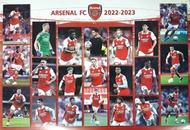 โปสเตอร์ อาร์เซนอล 2022-2023 (23/12/65) Arsenal รูปภาพ กีฬา football ฟุตบอล โปสเตอร์ ติดผนัง สวยๆ poster