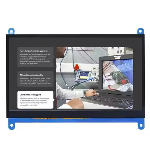 7 inch LCD Display HDMI-compatible Touch Screen 1024x600 Resolution Capacitive Touch Screen Support 