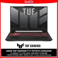 ASUS TUF F17 FX707Z-CHX044W (M.GRAY/17.3 FHD 144HZ/I5-12500H/8GB+512GB/RTX3050 4GV/W11/2Y)