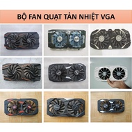 VGA RX 470, 570, 580, GTX 1060, 1070 radiator Fan. 1650, 1660 graphic card gpu