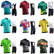 Strap Slim-fit Cycling Jersey Summer New Style Suit Road Cycling Jersey Short-Sleeved Men's Breathab