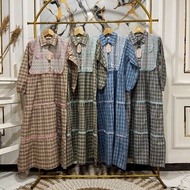 KATUN Women's Premium Haruka Dobby Cotton Dress / Premium Haruka Dobby Dress / Gamis Haruka Dobby A&