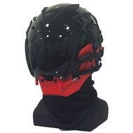 JAUPTO Punk Mask คอสเพลย์สําหรับผู้ชายและผู้หญิง Techwear Mask หน้ากากฮาโลวีน Fit Party Music Festiv