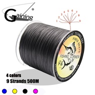 9 Strands 500M Braided Fishing Line PE Wire Multifilament Fishing Line Braided Wire Carp Fishing Wir