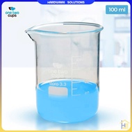 One Two Cups Multifunctional Borosilicate Glass Chemical Lab Measuring Cup - GG-17