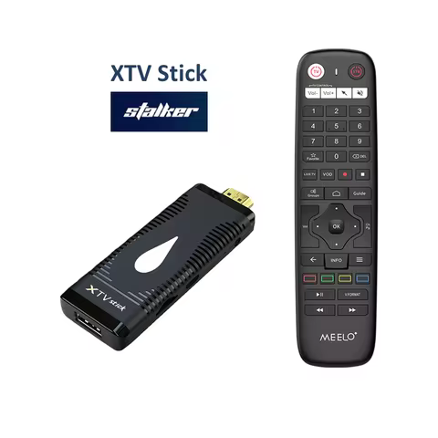 XTV Stick TV Box 2GB 16GB Android 10 OS 4k Meelo Plus XTV Box Media Player Stalker App for IPTV