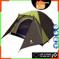 GeerTop 2-3 / 4 Person 100% Waterproof Double Layer Camping Tent Detectable Layer Tent Canopy Khemah