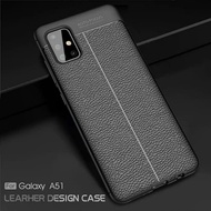 SOFTCASE CASE AUTOFOCUS SAMSUNG GALAXY A51 -LEATHER CASE FOCUS CASE BLACK