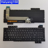 Keyboard คีย์บอร์ดโน๊ตบุ๊ค​ ใช้ก้บ Asus ROG Strix GL703 GL703V GL703VD GL703GE GL703GM มีไฟ ไทย-อังกฤษ