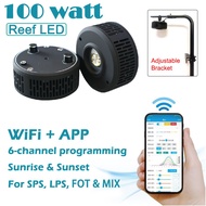 A7 S2 100W Reef LED Light WiFi Program Saltwater Seawater Marine Coral Reef Lights SPS LPS Aquarium Fish Tank Lighting similar Kessil A360X