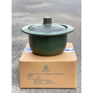 Minh Long ceramic health pot 1 liter round rim - 1L health care ceramic pot