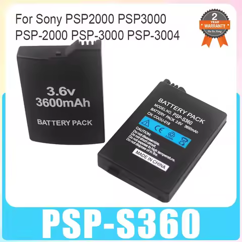 Brand-New Replacement Game Battery For Sony PSP2000 PSP3000 PSP-2000 PSP-3000 PSP-3004 PSP 2000 PSP 