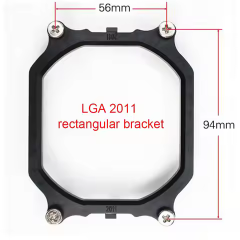 For X79 motherboard socket rectangular intel LGA2011 CPU cooler bracket 2011 CPU Holder plastic sten