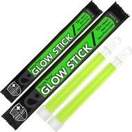 Swiss Safe Premium 6" Glow Sticks - Extra Bright, 12+ Hour Duration, Emergency Ready
