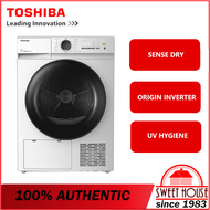 Toshiba 8.0KG Heat Pump Tumble Inverter Front Load Dryer TD-E80BT21HWM(WW) / Toshiba (10KG) TD-BK11