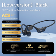 POLVCDG X15 หูฟังการนำกระดูก กันน้ำ IPX6 หูฟังปั่นจักรยาน หูฟังวิ่ง เหมาะสำหรับกิจกรรมกลางแจ้ง หน่วย