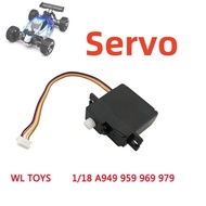 WLtoys A949 A959 A969 RC Car Servo 17G Steering Gear Replacement Parts Offroad Vehicle Upgrade