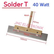 Solder T 10cm 40w/60w Alat bantu pengikis sisa lem polarizer Pisau solde T pembersih sisa Lem polari