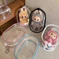 SpotSpot13cm15cm17cm19cm棉花娃娃痛包pvc透明娃娃外出包展示防尘遛娃包 SpotSpot13cm15cm17cm19cm cotton doll bag, PVC transp