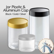 [BSU] Balang BP1003 / BP0303 Black Silver Gold Plastic Aluminium Cap Jar Bottle Lids Air Tight Kedap