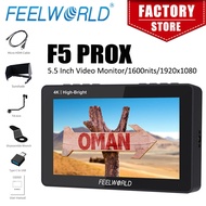 FEELWORLD F5 PROX 5.5 Inch DSLR Camera Field Monitor 1600nit 1920x1080 4K HD Input Output DSLR Camera Monitor IPS Touch