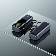 Power Banks 20000mAh ชาร์จเร็ว100W/PD20W โปรโตคอลชาร์จเร็ว PD/PPS/SCP มาพร้อมสาย Type-Cในตัว ชาร์จโน