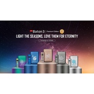 Hot Olight Baton 3 Titanium Premium Edition 1200 Lumens Winter & Eternal Element EDC Wireless Charge