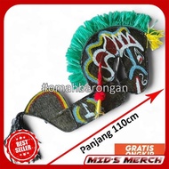 New Stock Jaranan Jumbo Kuda Lumping Large Braid 110Cm Long Free Whip DDD-333