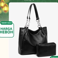HUSEN Women's Tote Bag Imported 2in1 Latest Trendy Shoulder Bag Original Branded Ashley Gaudi Tote B