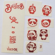 [op042] YFTK Billet Box and wickD metal bridge D Omega v3 MTL / DL Panda stickers for BB Billet box 