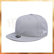 ! New Era Blank Gray 9FIFTY Snapback Hat 100% Original