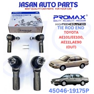 TIE ROD END TOYOTA EE80/KM36,AE92,EE100,AE101,AE111,RAV-4 SXA10(1994),UNSER (OUT)