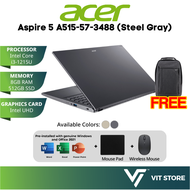 Acer Aspire 5 Laptop (Intel i5-1235U, 8GB, 512GB, Iris Xe, 15.6'' FHD) A515-57-3488 / 52Y8 / 54UD intel i5 A515