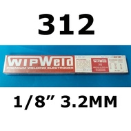 ( 312 ) WIPWELD SS WELDING ROD 312 1/8" 3.2MM AWS A5.4: E312-15 = 1 KILO STAINLESS STEEL