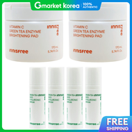 Innisfree | Innisfree Vita C Green Tea Enzyme Blemish Toning Pad (60 Sheets X 2 Packs) + (Green Tea