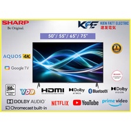 Sharp 4K HDR Google Led Tv 50" 4TC50HJ6000X/ 55" 4TC55HJ6000X/ 65" 4TC65HJ6000X/ 75" 4TC75HJ6000X