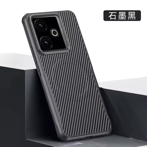 For Realme GT7 GT 7T GT7Pro Case Luxury Kevlar Stripe Magnetic Magsafe Cover For Realme GT 7 Wireles